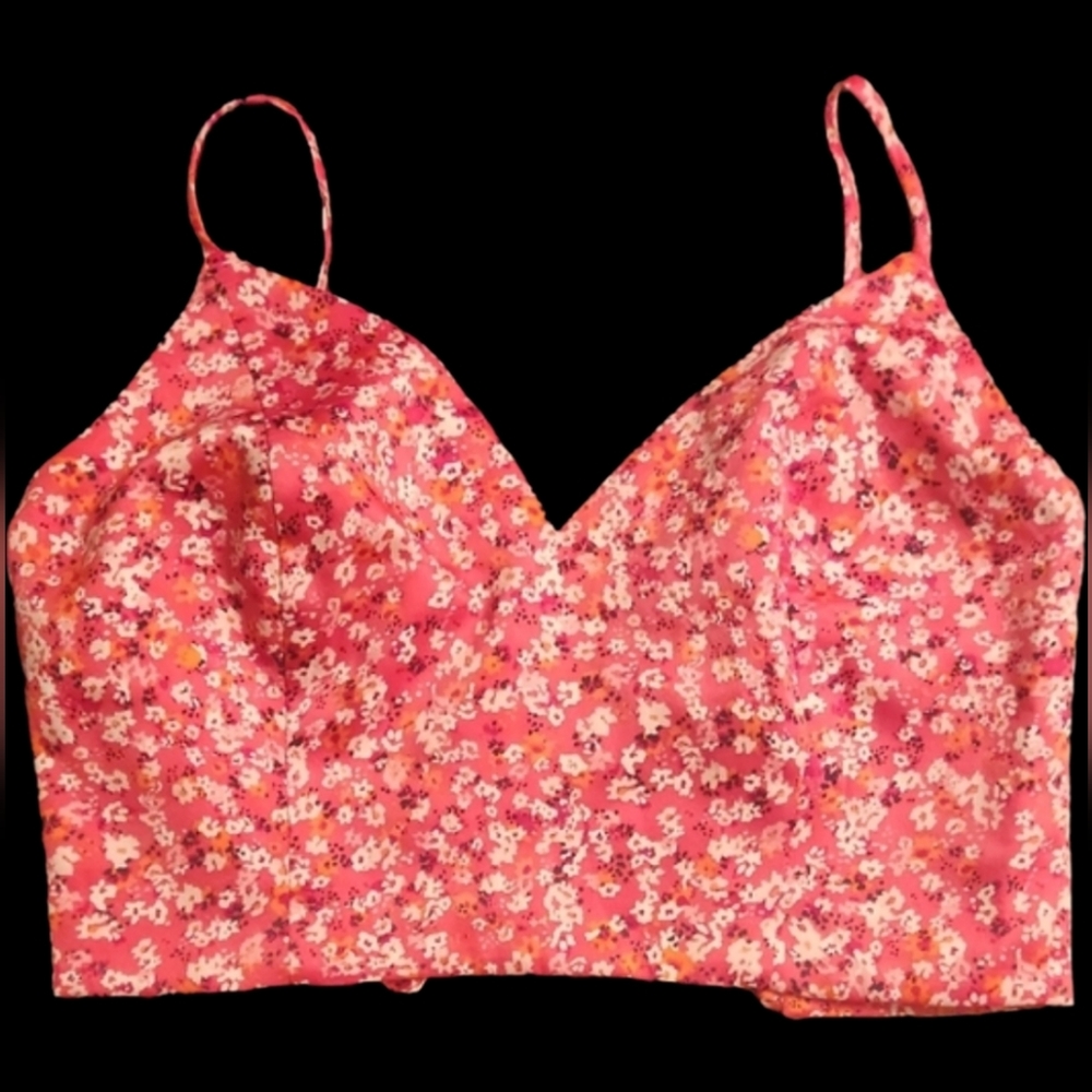 Dynamite Pink Floral Camisole Top Xs